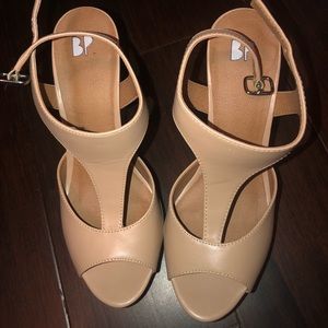 Bp Nordstrom tan wedges
